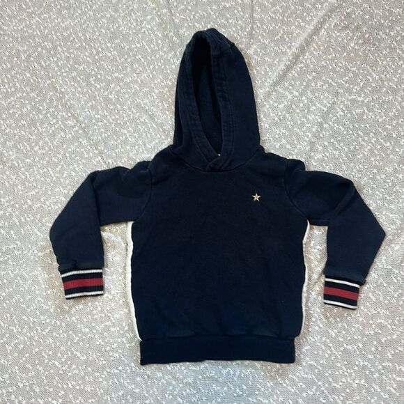 GUCCI 24m 24 months Navy Blue Star Hoodie Sweatshirt Pullover Unisex Toddler - Picture 1 of 12